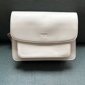 Vegan dove grey purse.